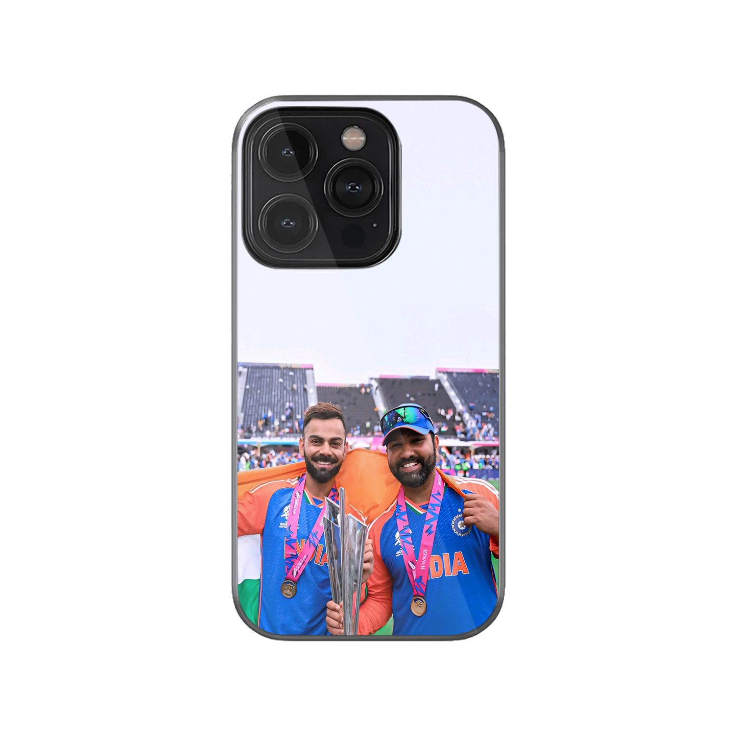 Virat & Rohit X WC Trophy Phone Case | Two
