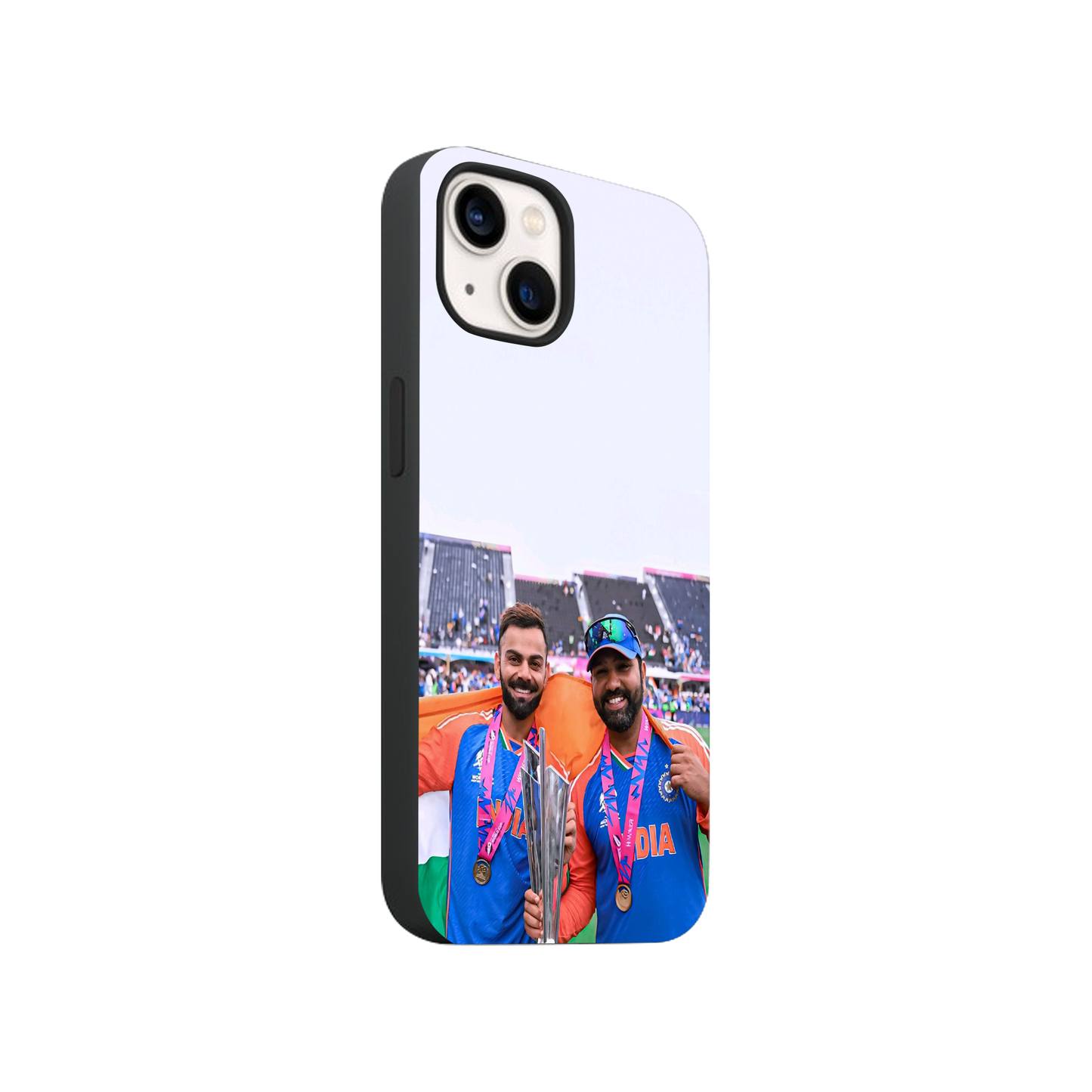 Virat & Rohit X WC Trophy Phone Case | Two