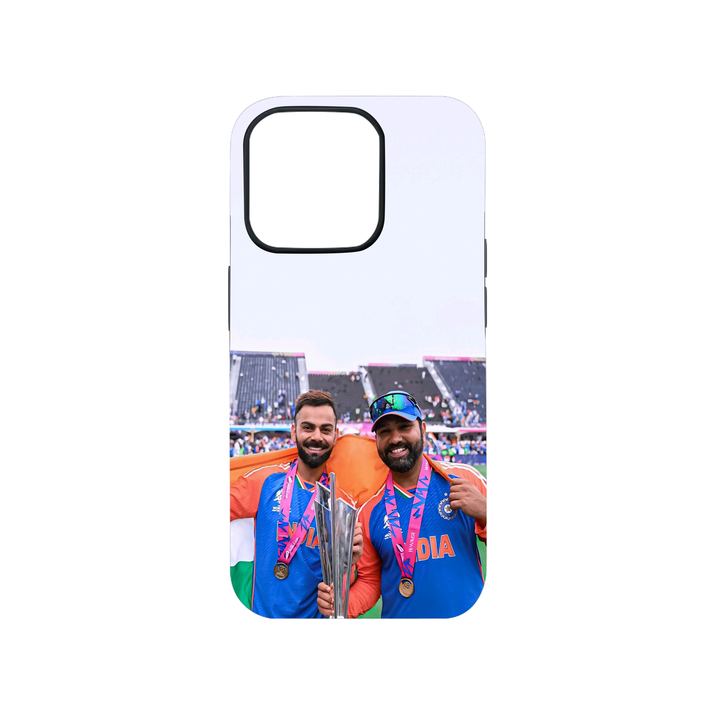 Virat & Rohit X WC Trophy Phone Case | Two