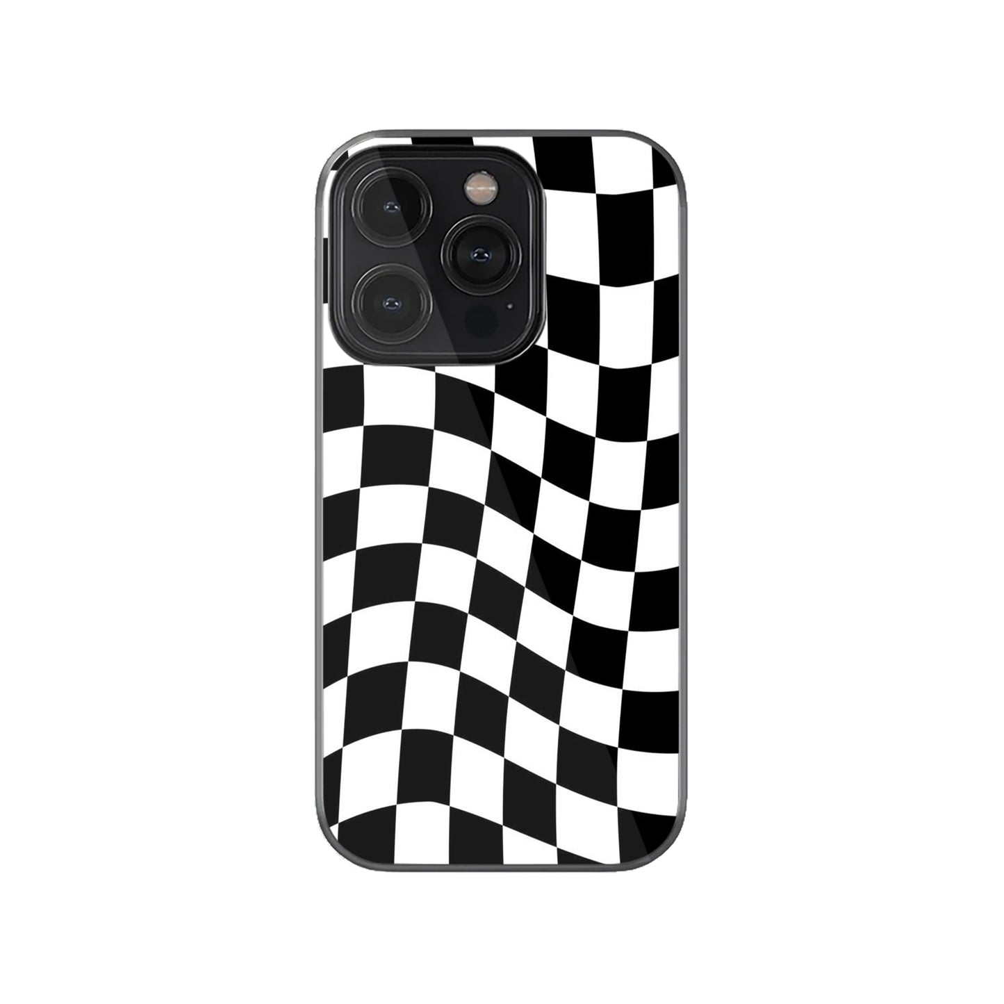 B&W Checkered Phone Case.