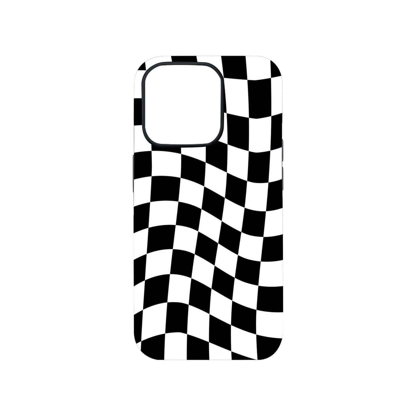 B&W Checkered Phone Case.
