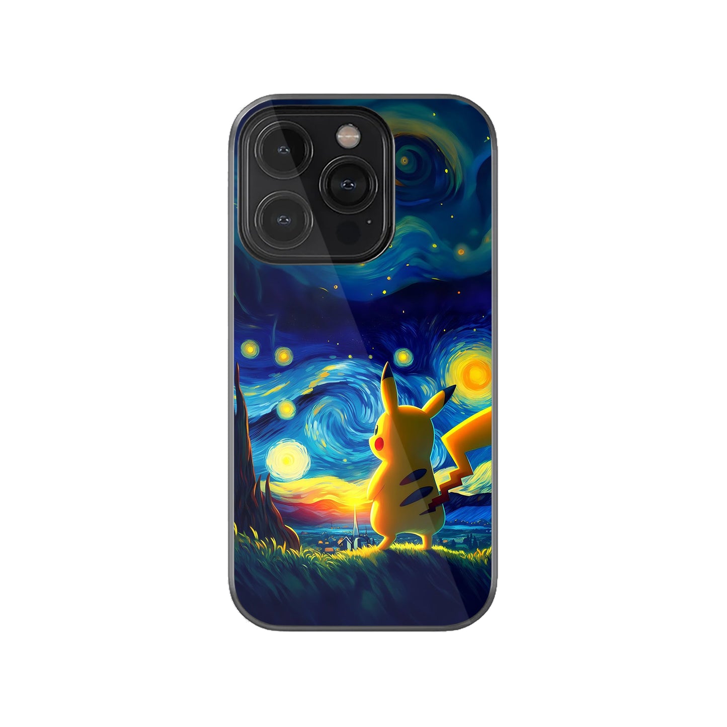Pikachu X Vangogh Phone Case.