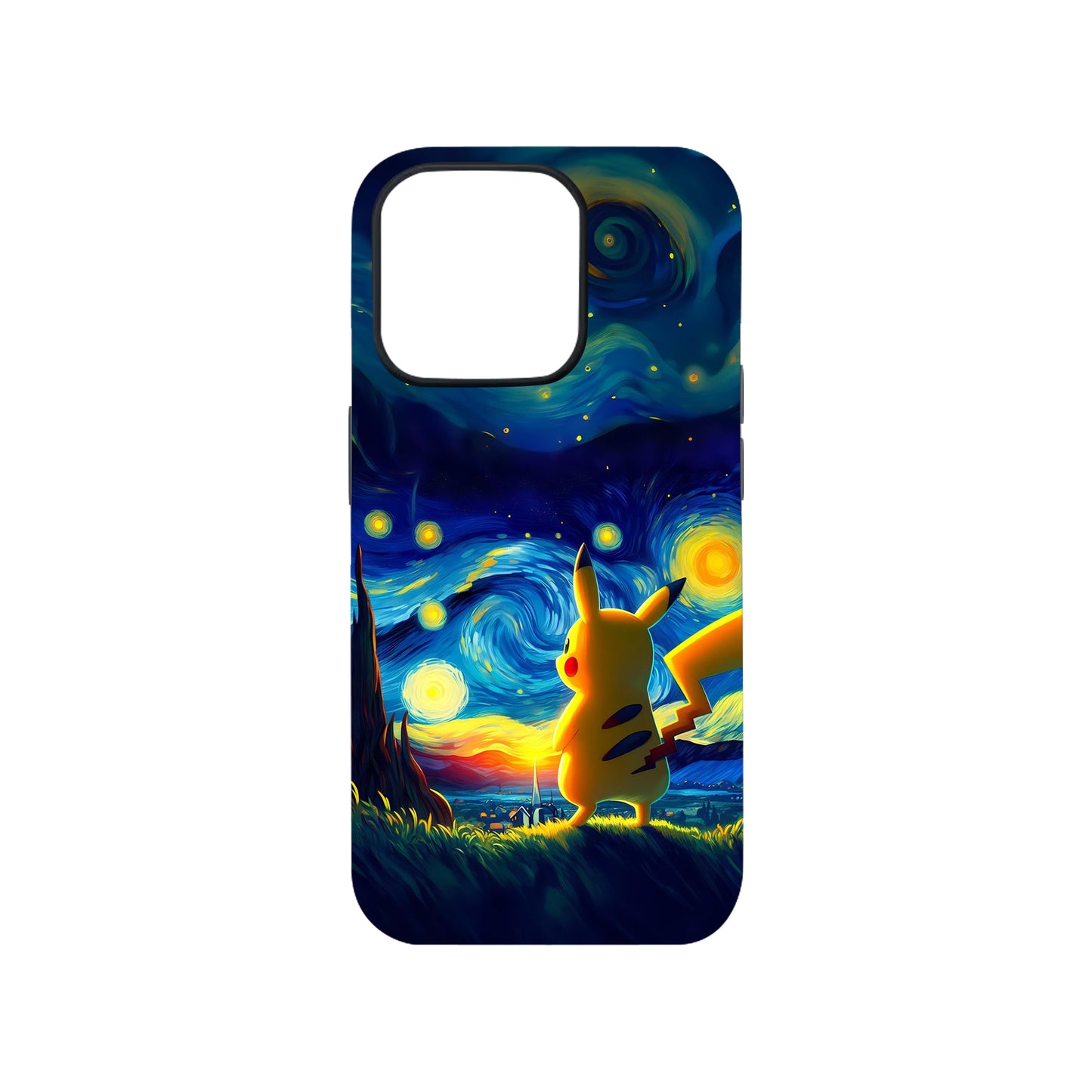 Pikachu X Vangogh Phone Case.