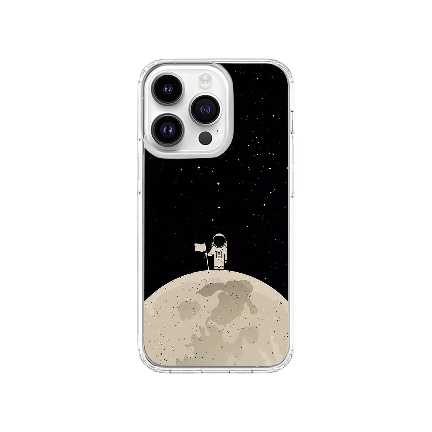 Astronaut on Moon Phone Case.