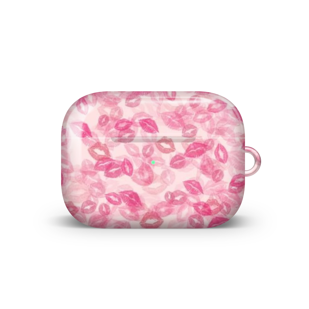 Pink Kisses Glossy Airpod Case