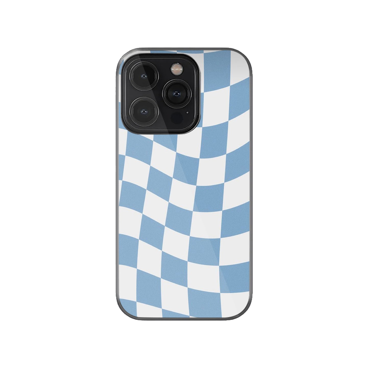 Blue Checkered Phone Case.