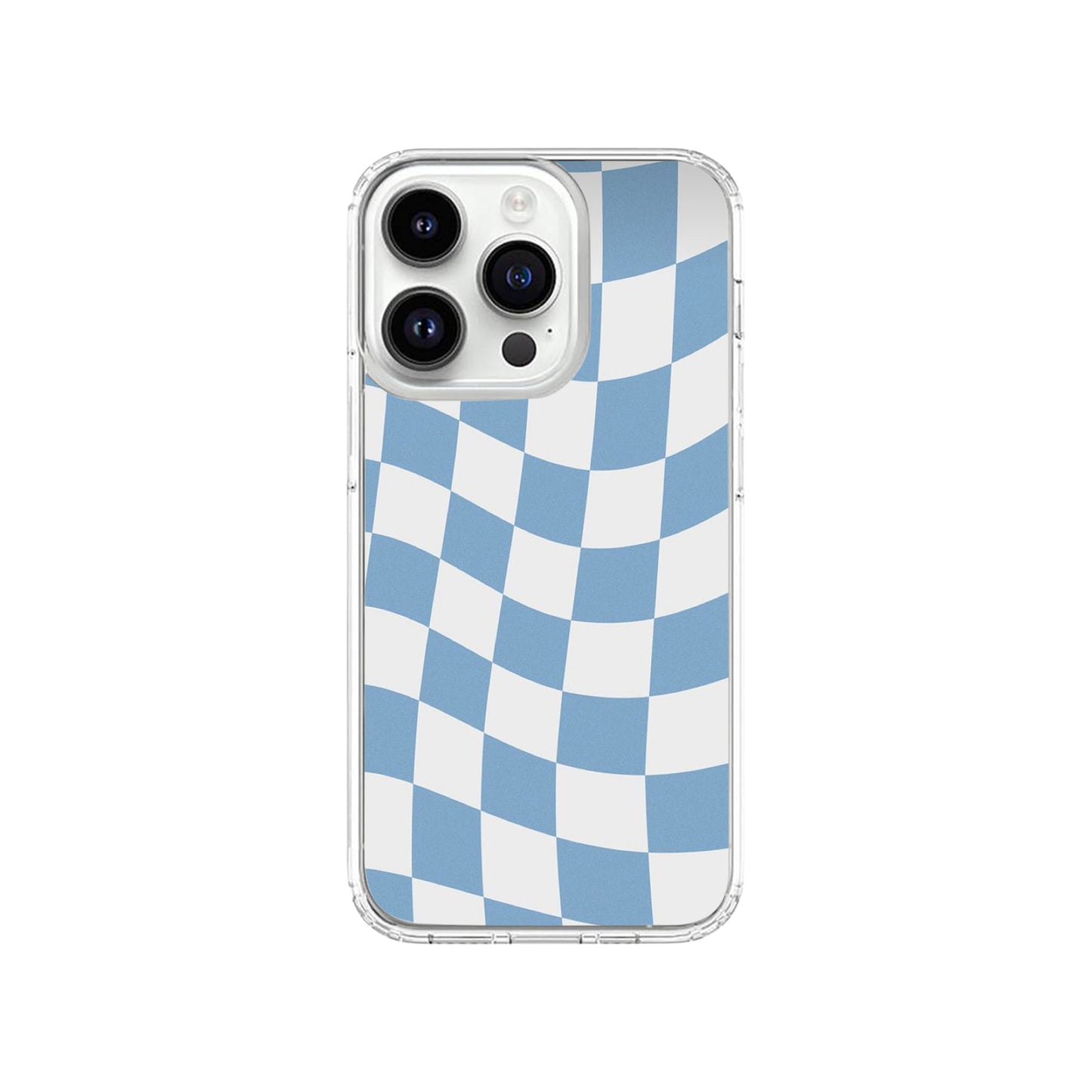 Blue Checkered Phone Case.