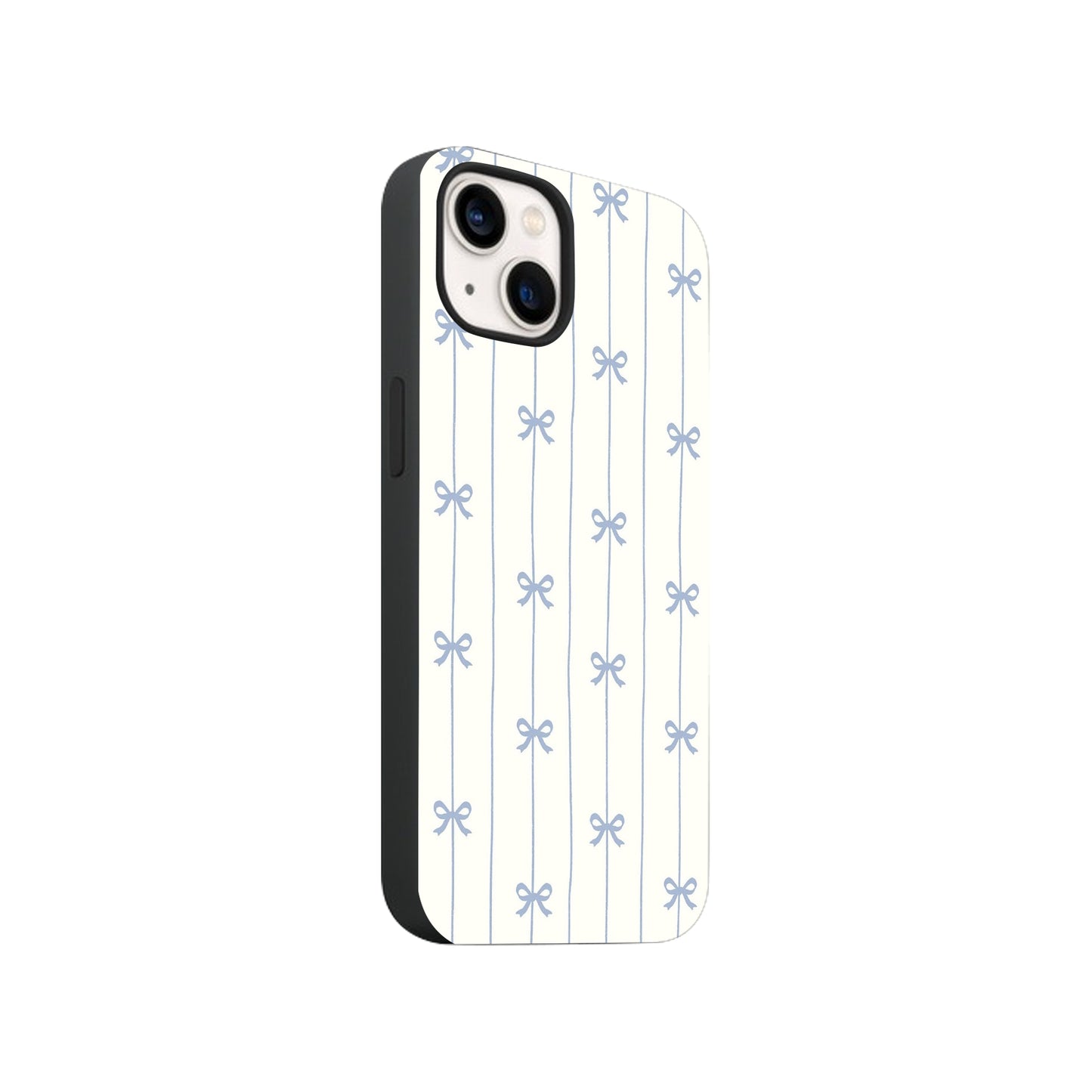 Mini Blue Bows Phone Case.