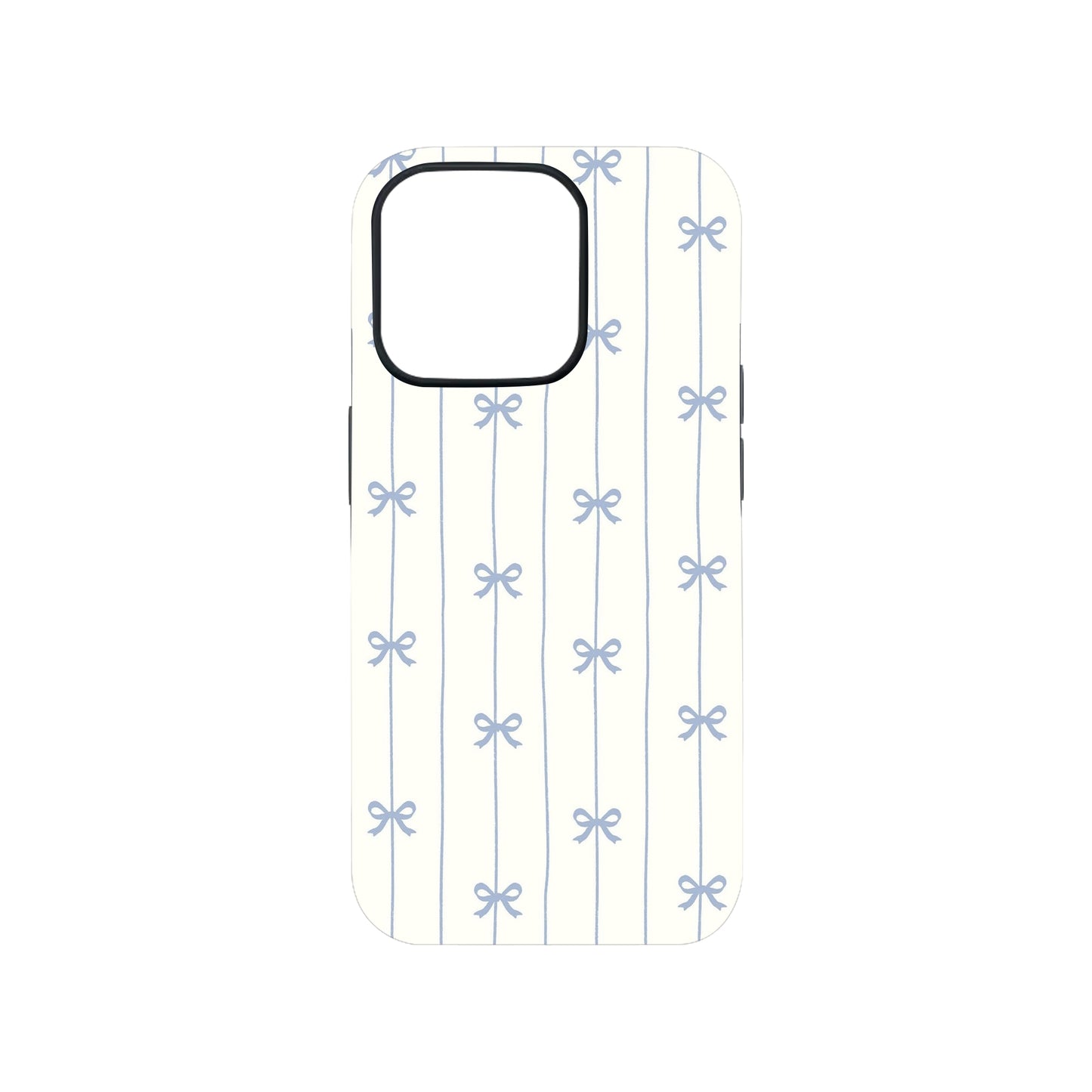 Mini Blue Bows Phone Case.