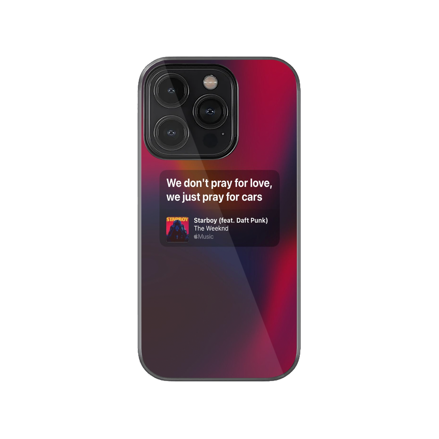 We Just Pray For Cars Phone Case | Three.