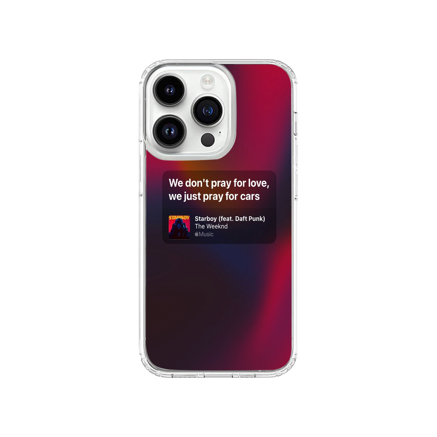 We Just Pray For Cars Phone Case | Three.