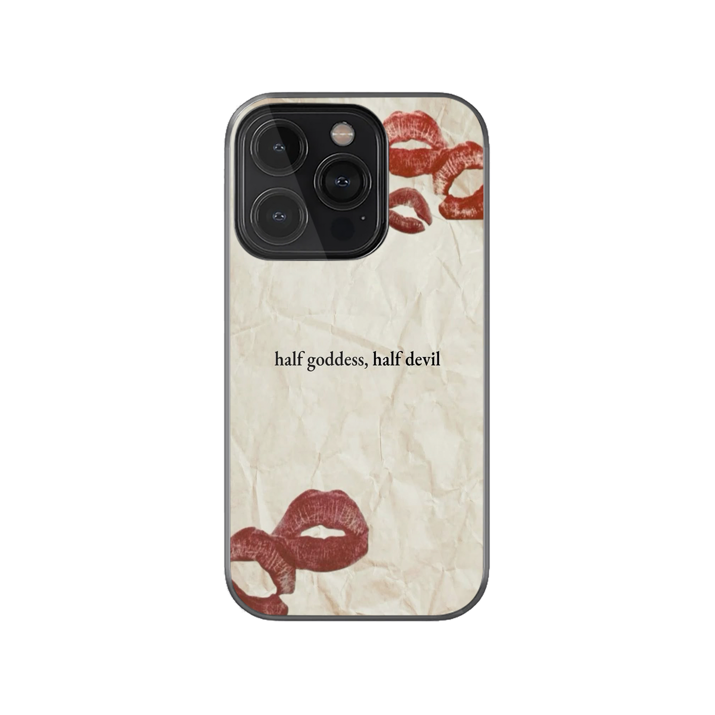 Half Goddess Half Devil Phone Case.