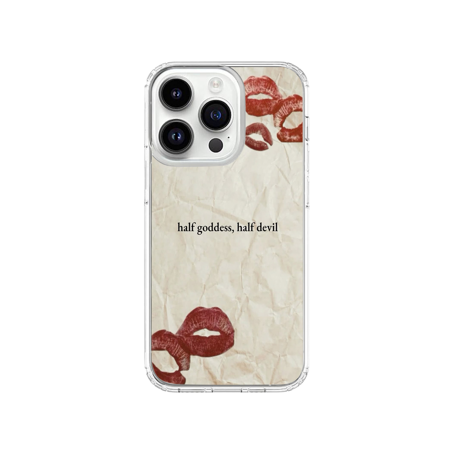 Half Goddess Half Devil Phone Case.