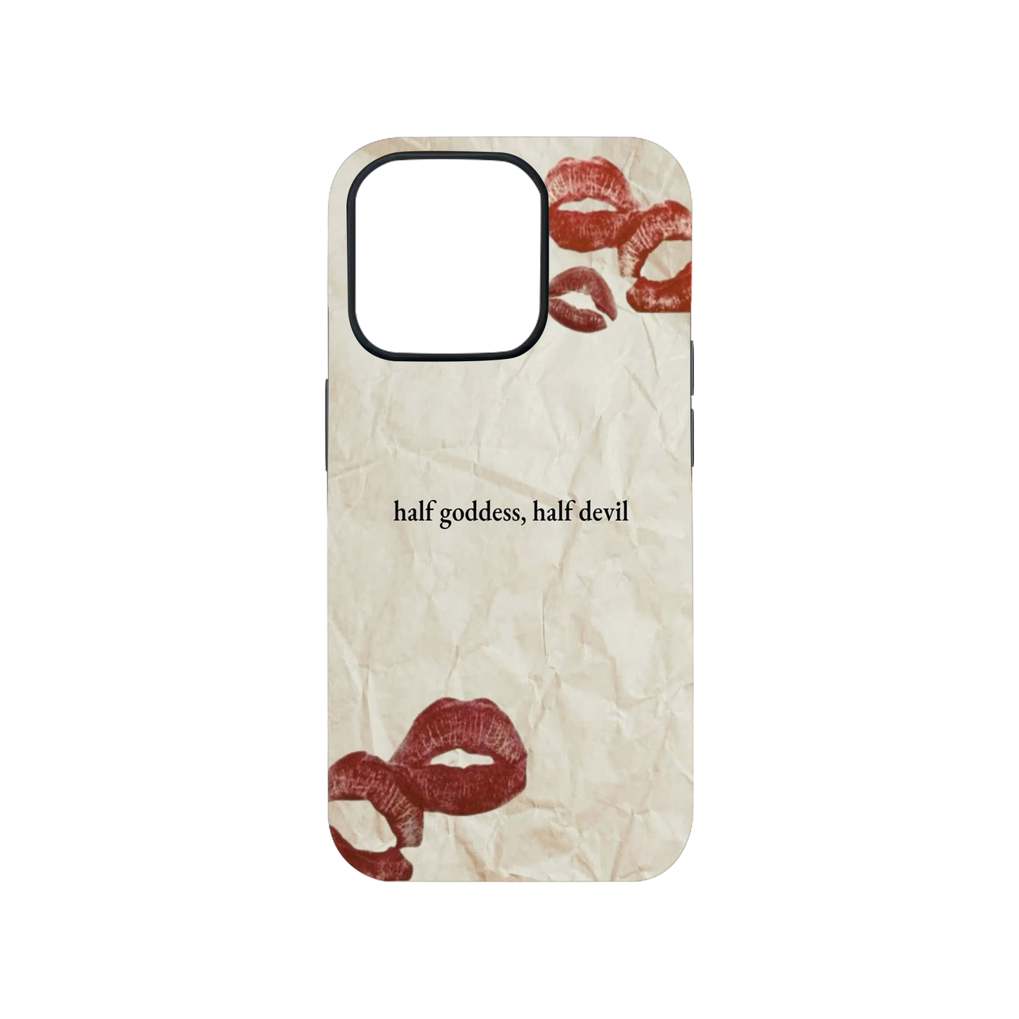 Half Goddess Half Devil Phone Case.