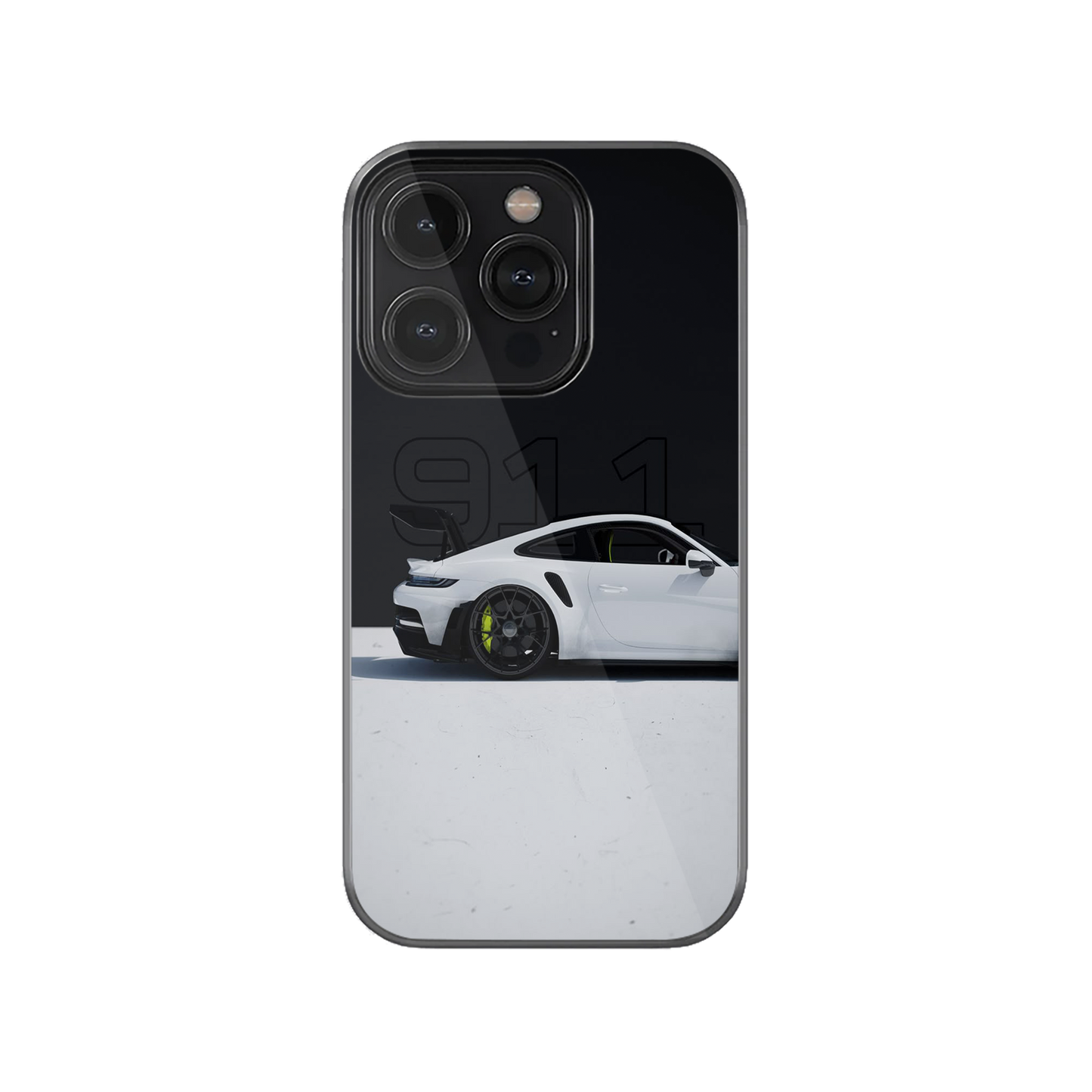 White Porsche 911 Phone Case.