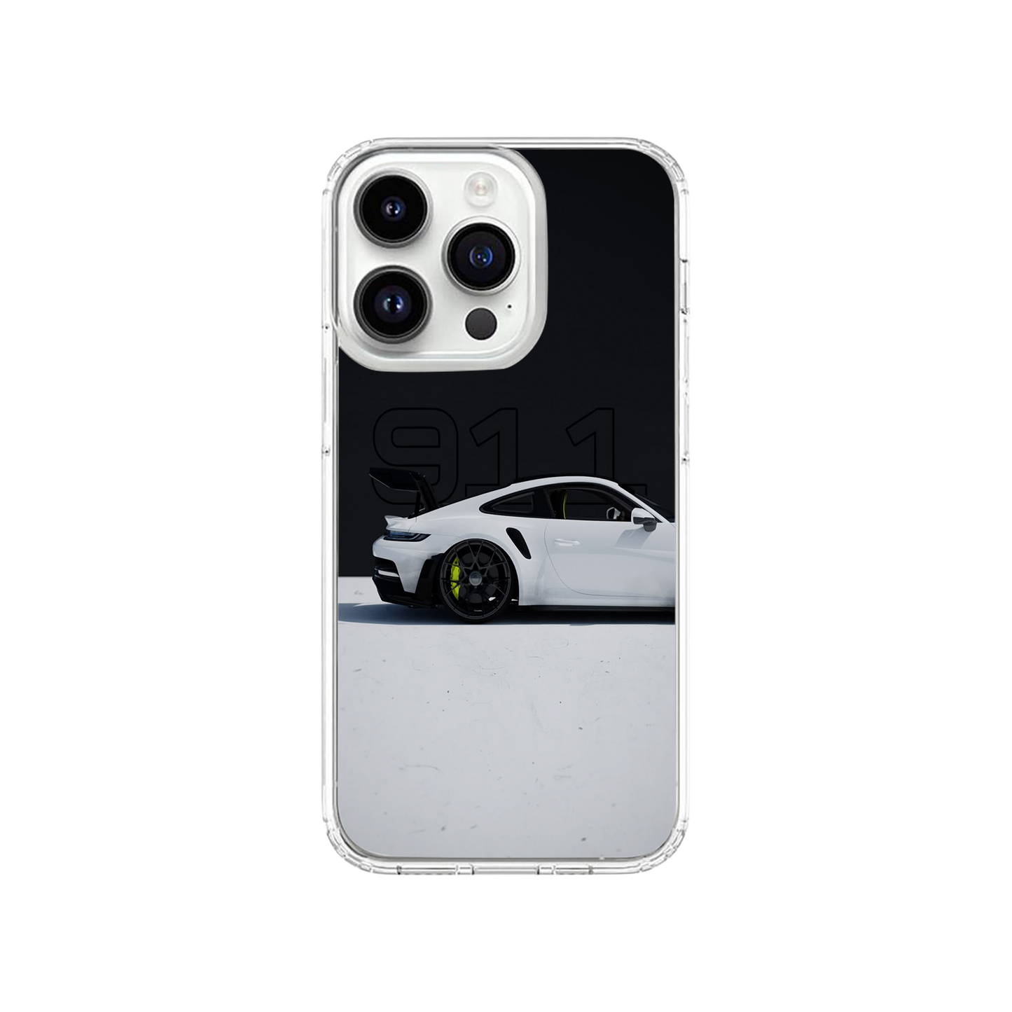 White Porsche 911 Phone Case.