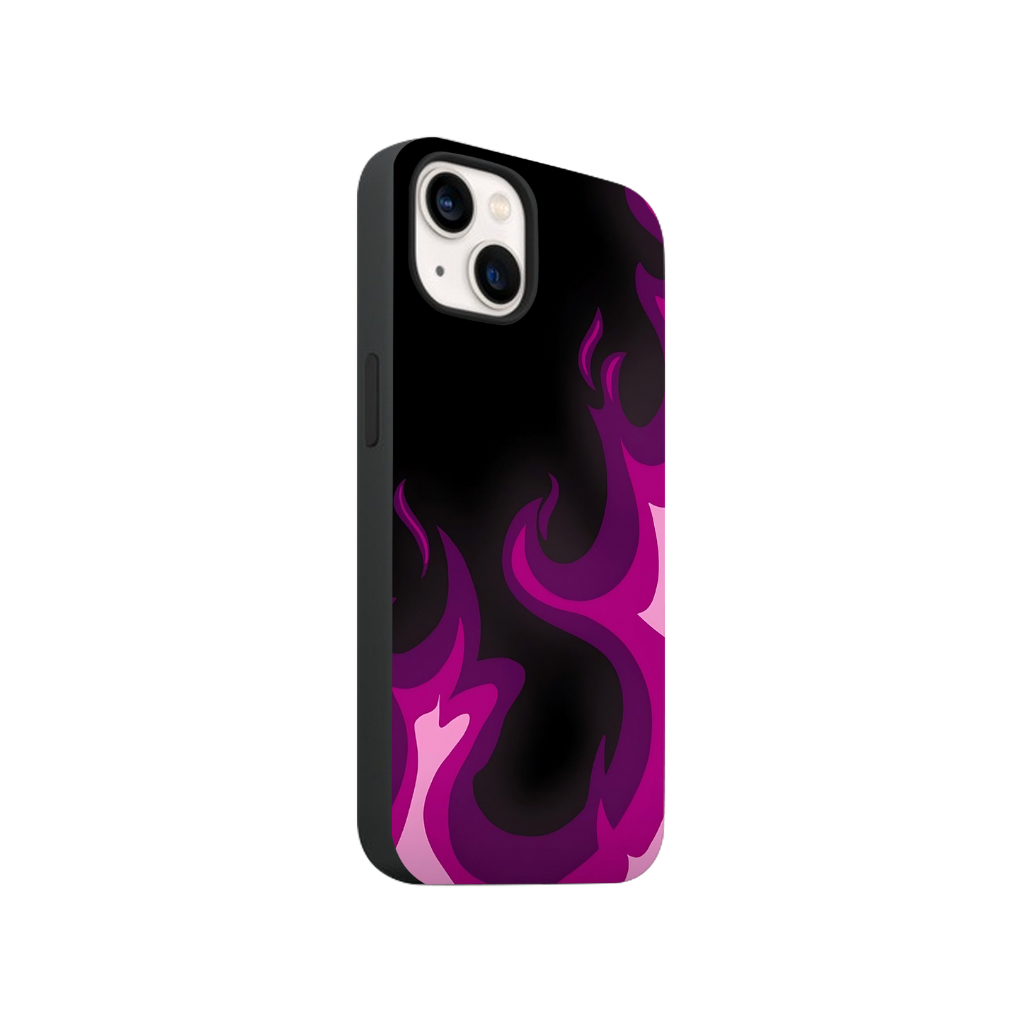 Purple Flames Phone Case.