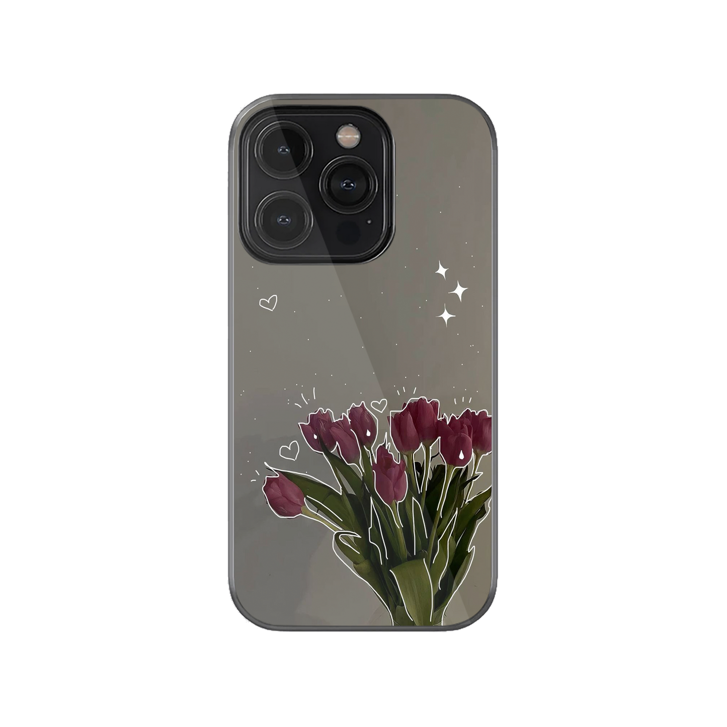 Pink Tulips Phone Case.