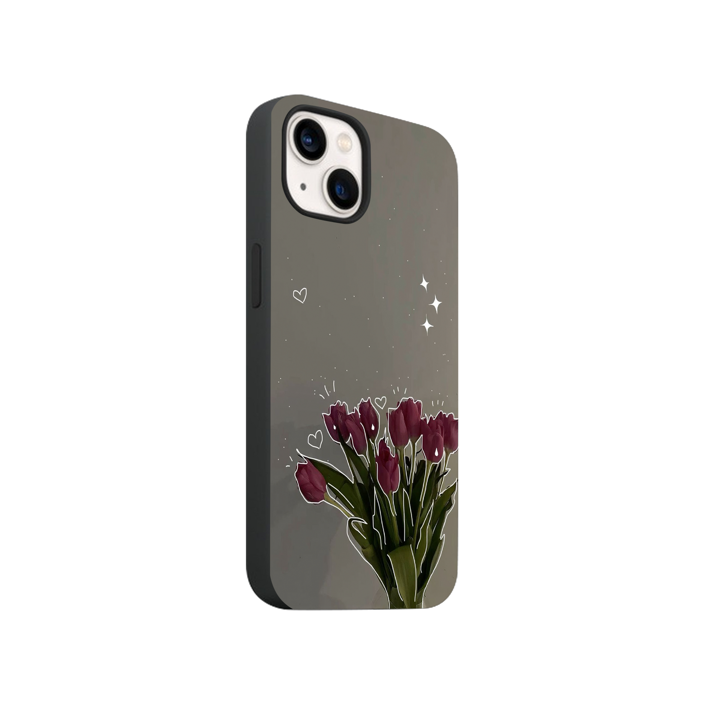 Pink Tulips Phone Case.