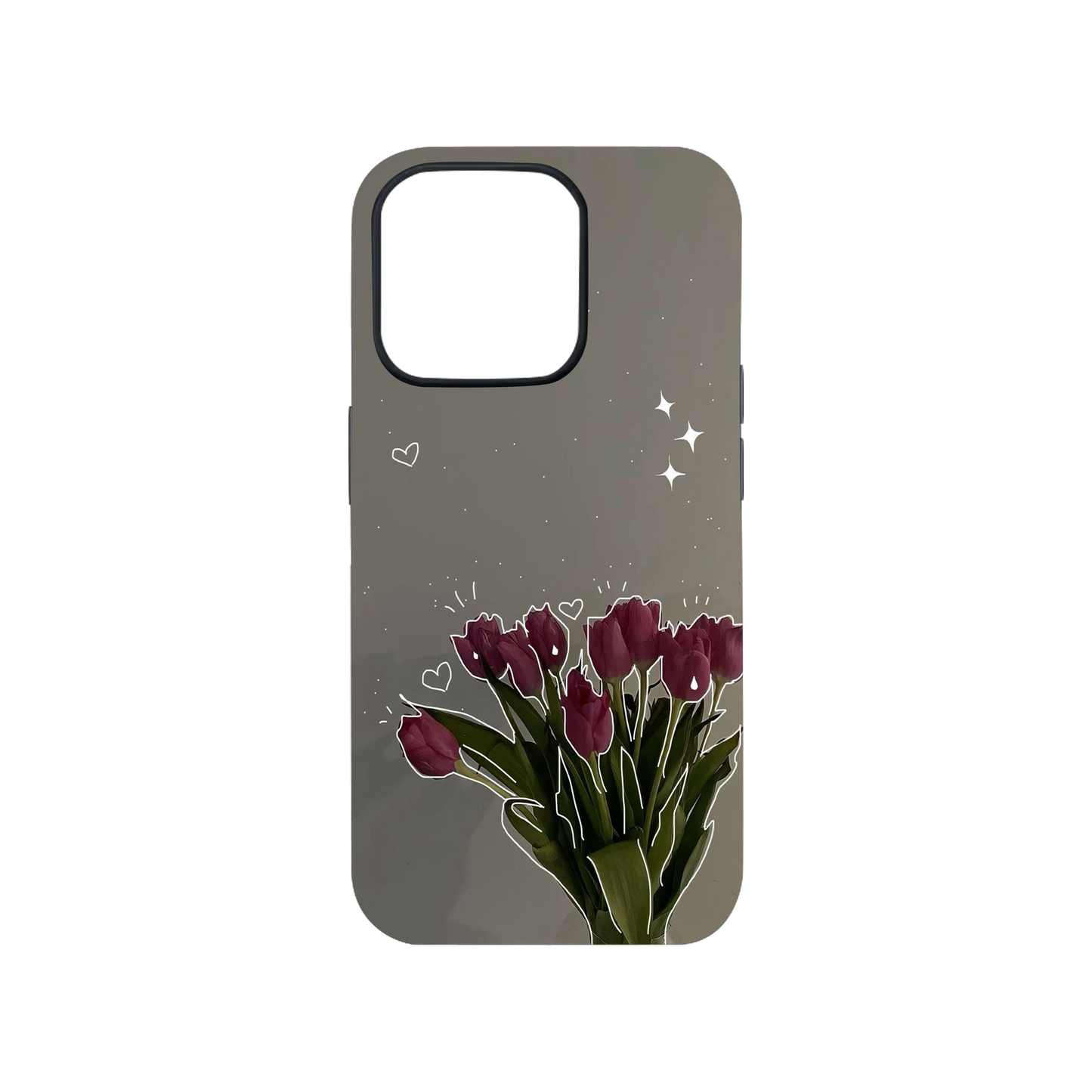 Pink Tulips Phone Case.