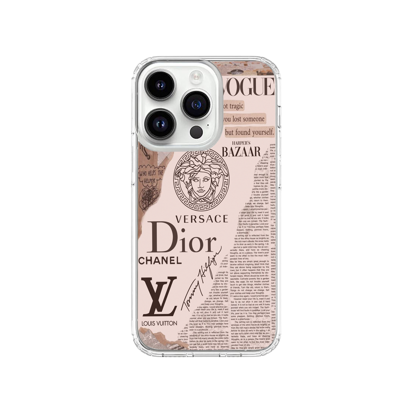 Vintage Brands Aesthetic Phone Case.