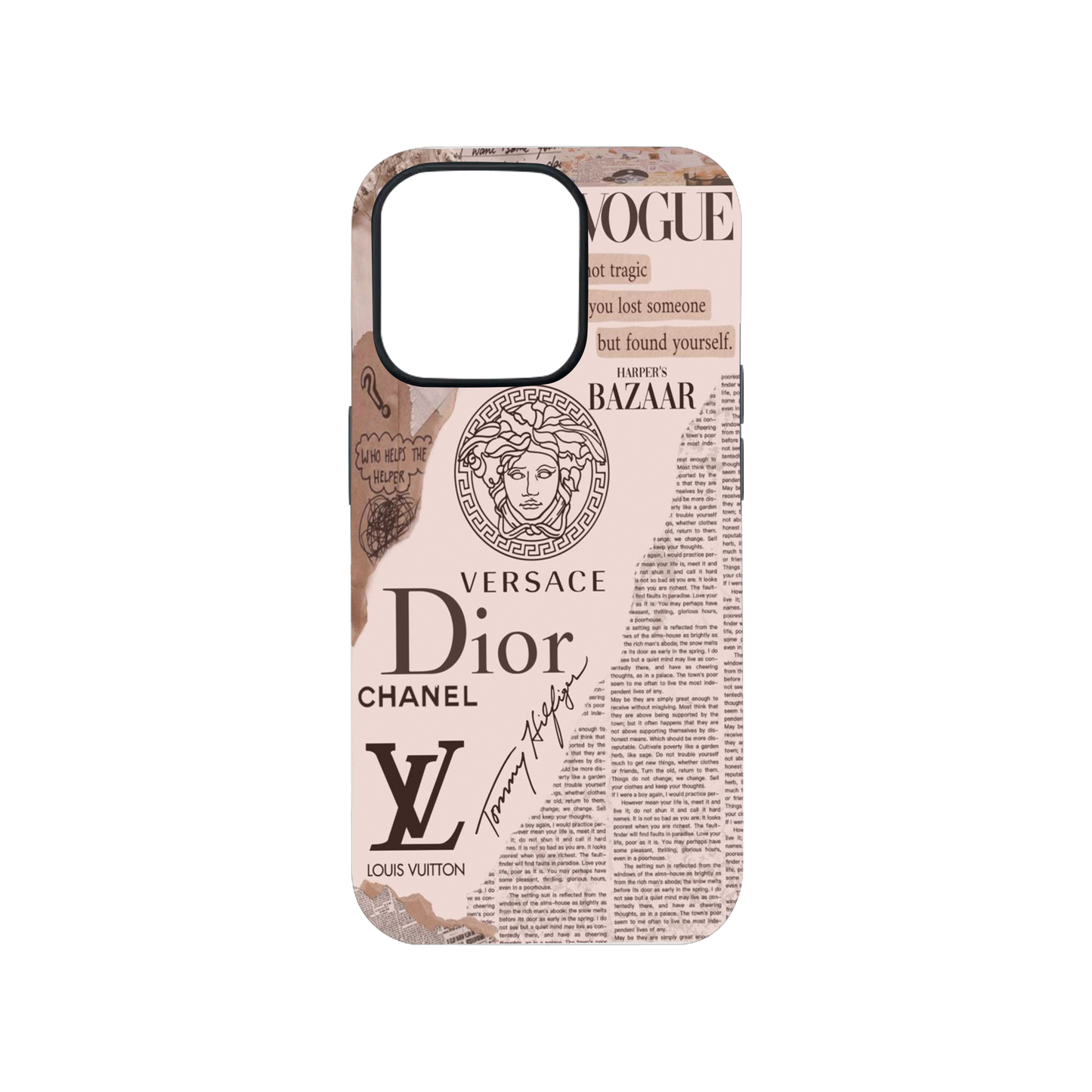 Vintage Brands Aesthetic Phone Case.