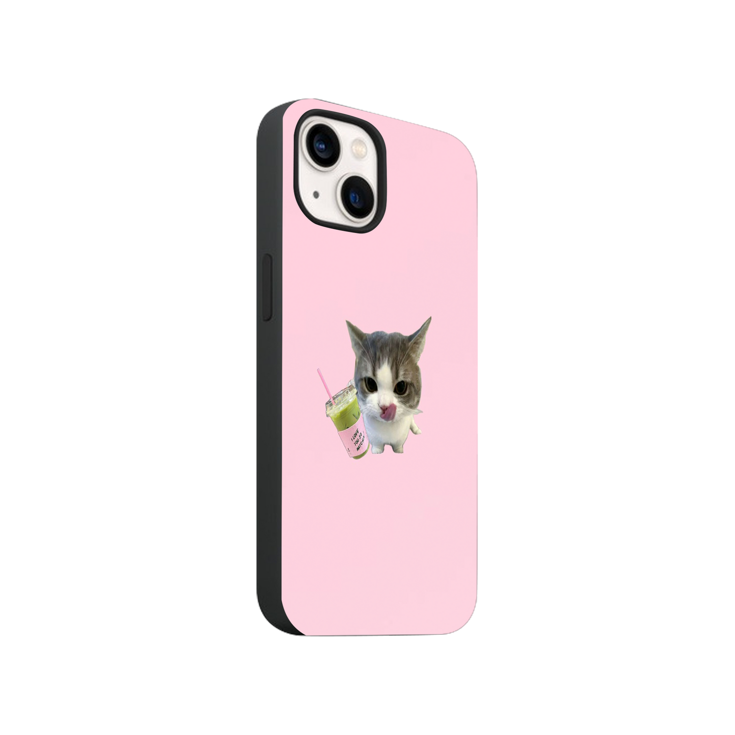 Love You So Matcha Cat Phone Case.