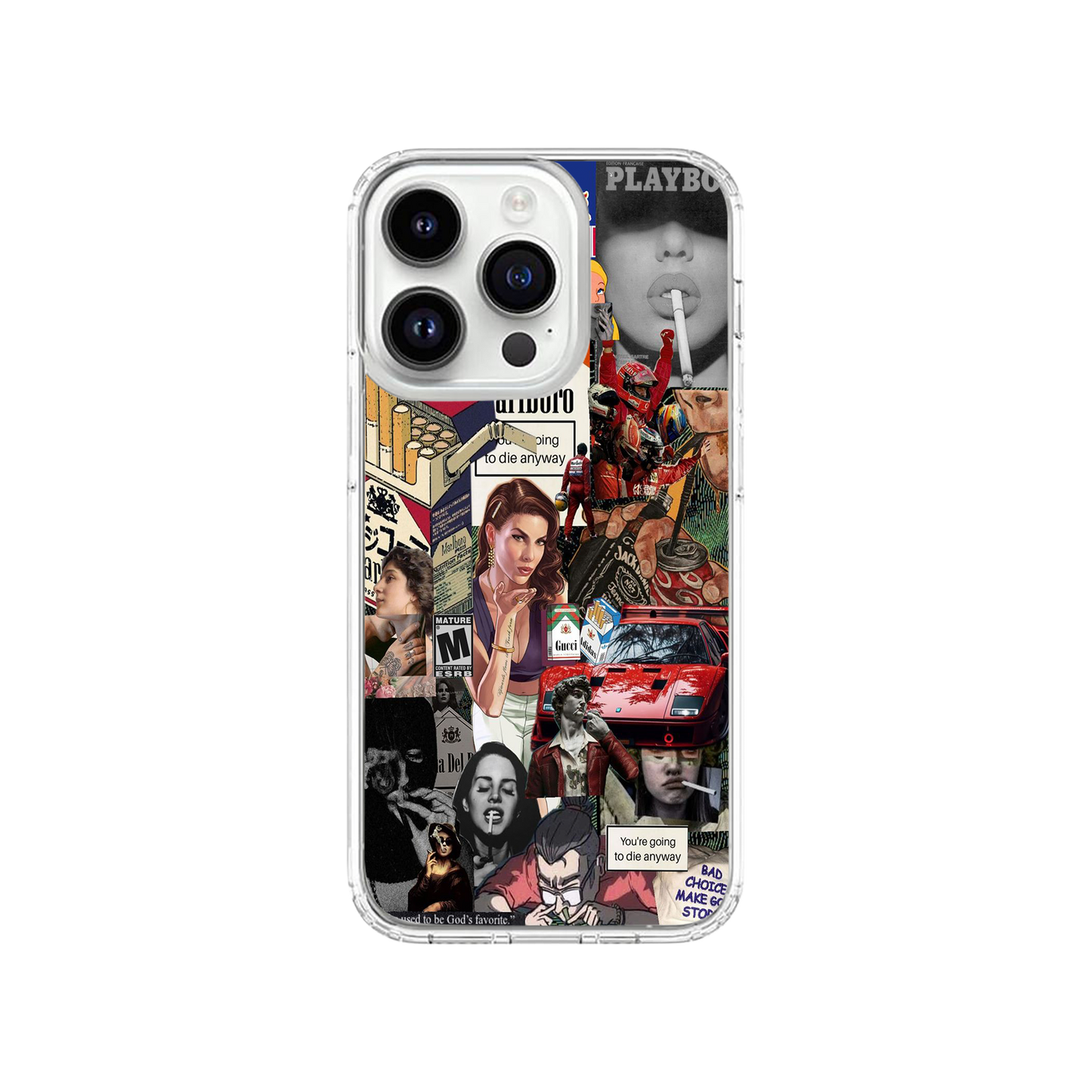 Rebel Collage Phone Case.