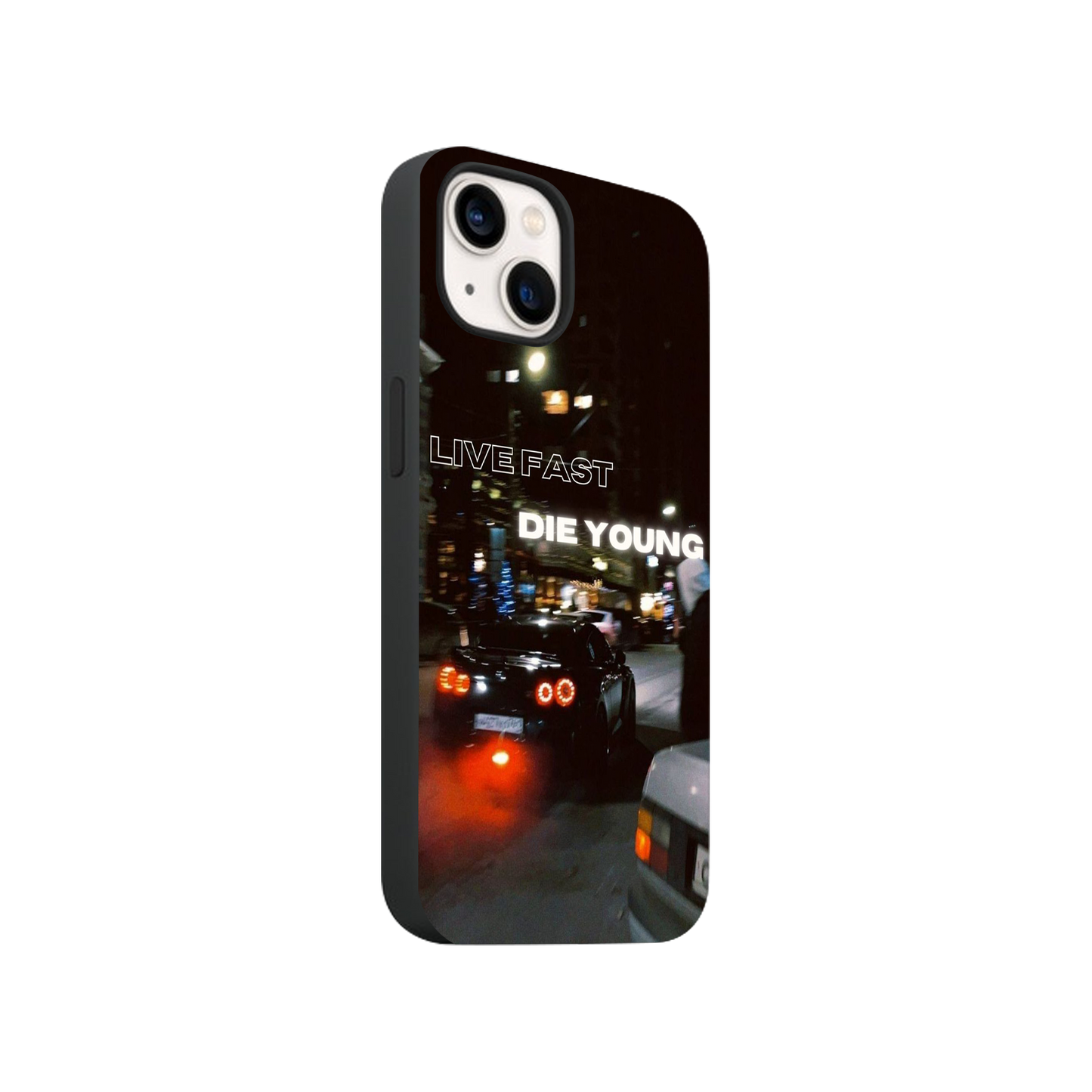 Live Fast Die Young Phone Case.