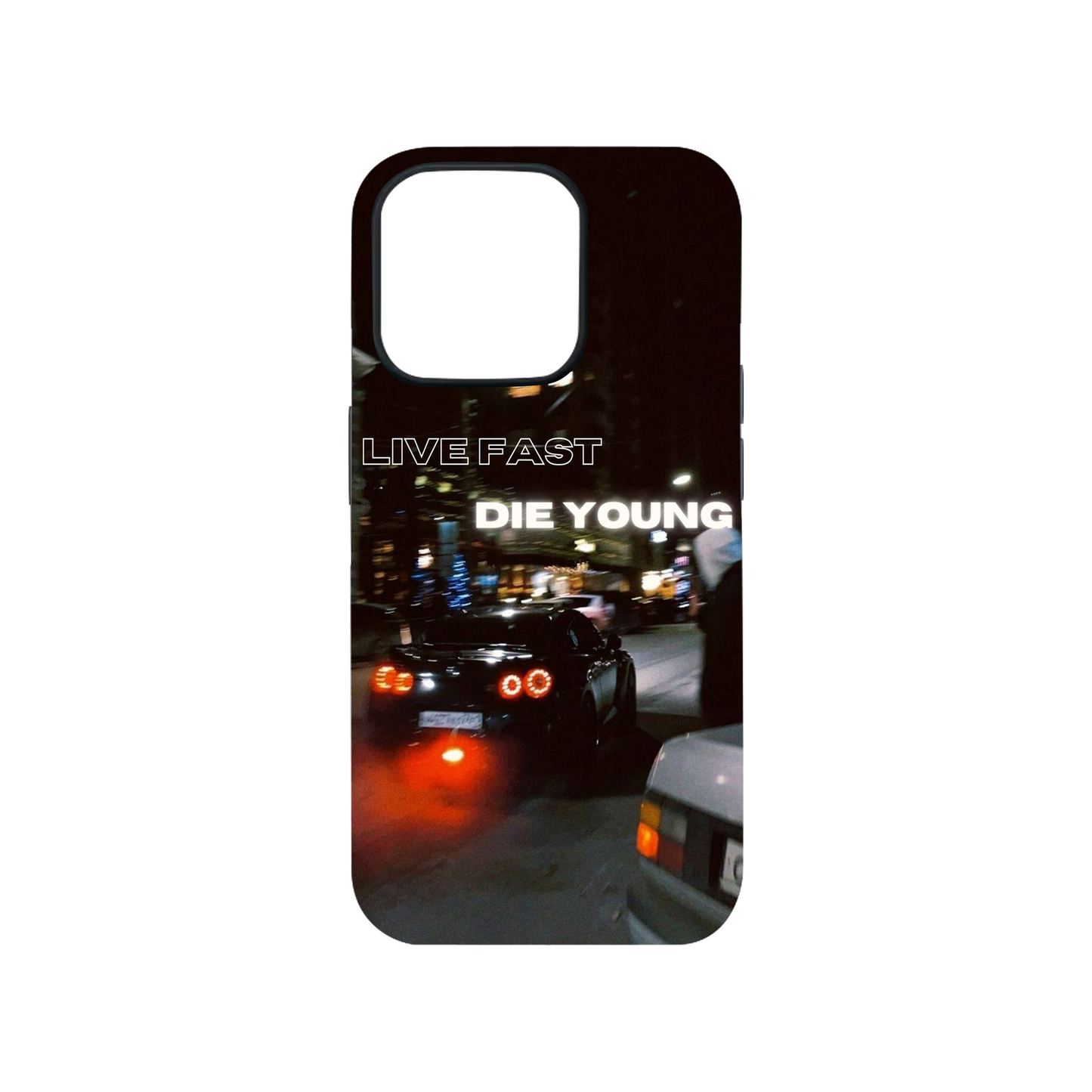 Live Fast Die Young Phone Case.