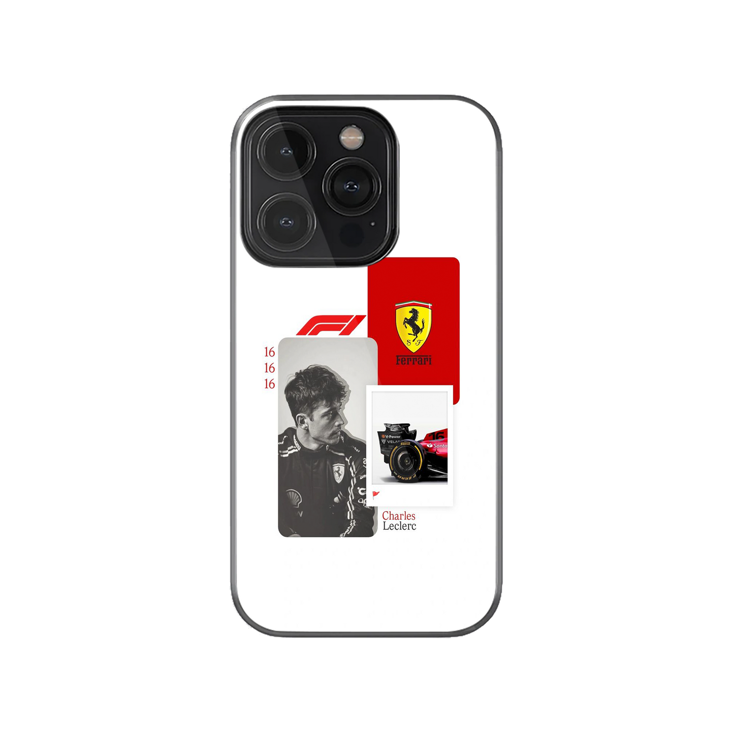 Charles Leclerc F1 Phone Case.