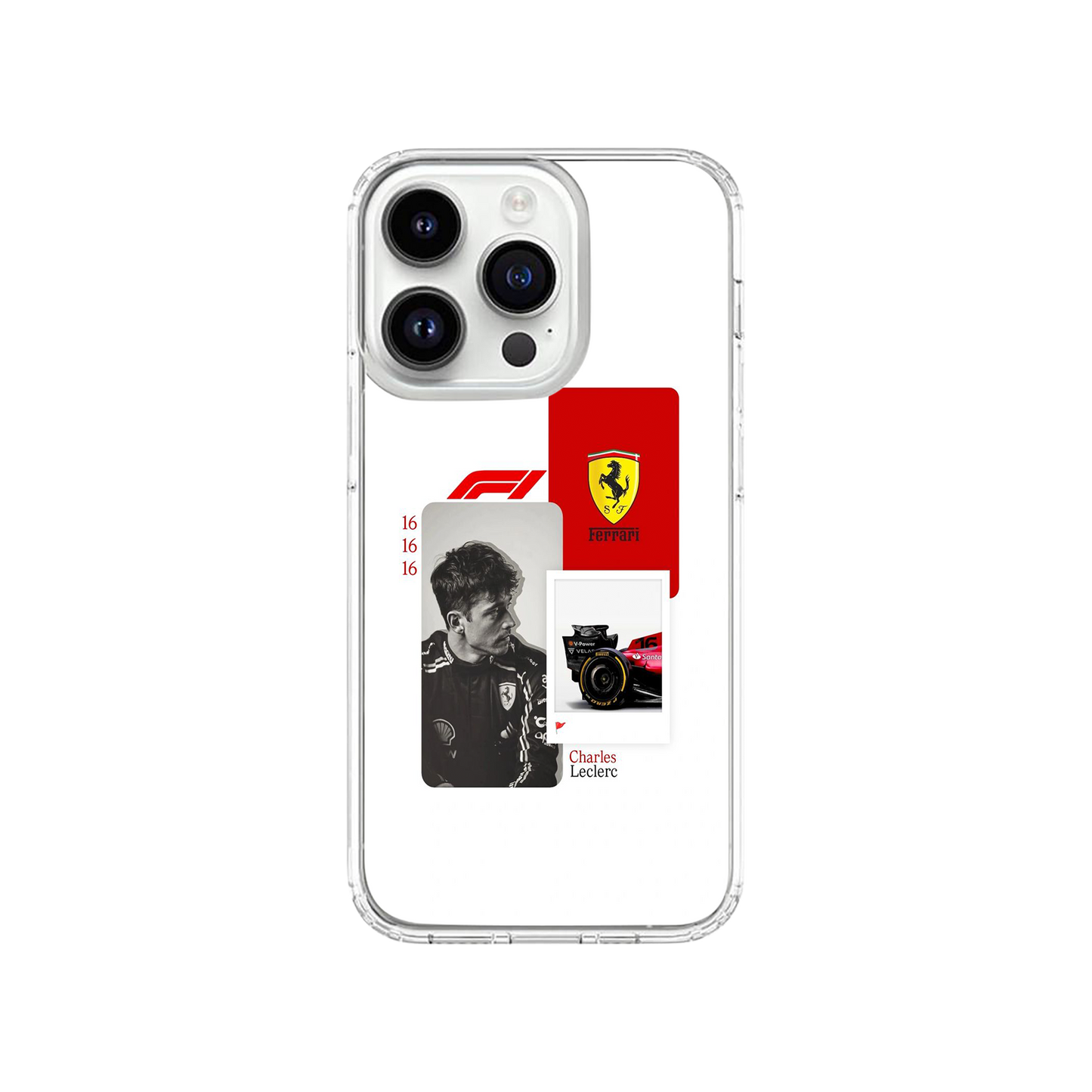 Charles Leclerc F1 Phone Case.