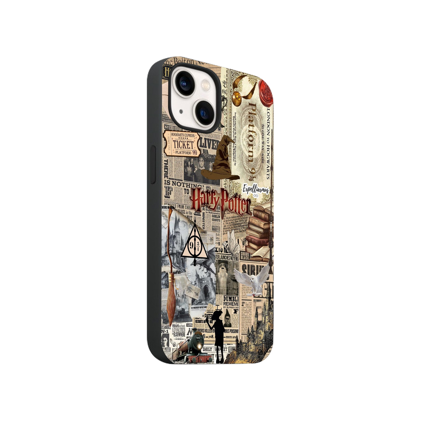Harry Potter Rustic Pattern Phone Case.