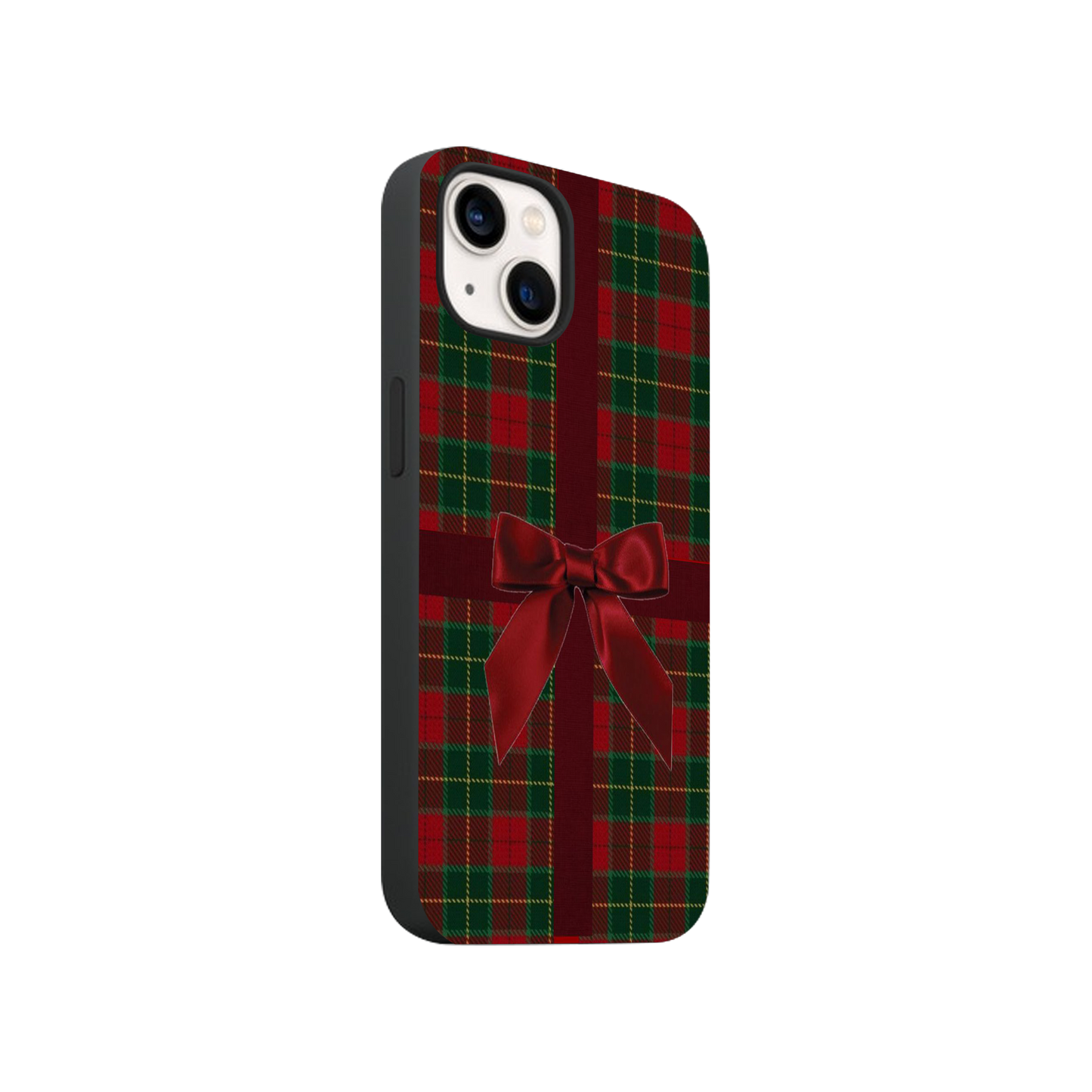 Christmas Plaid & Bow Phone Case | Two.