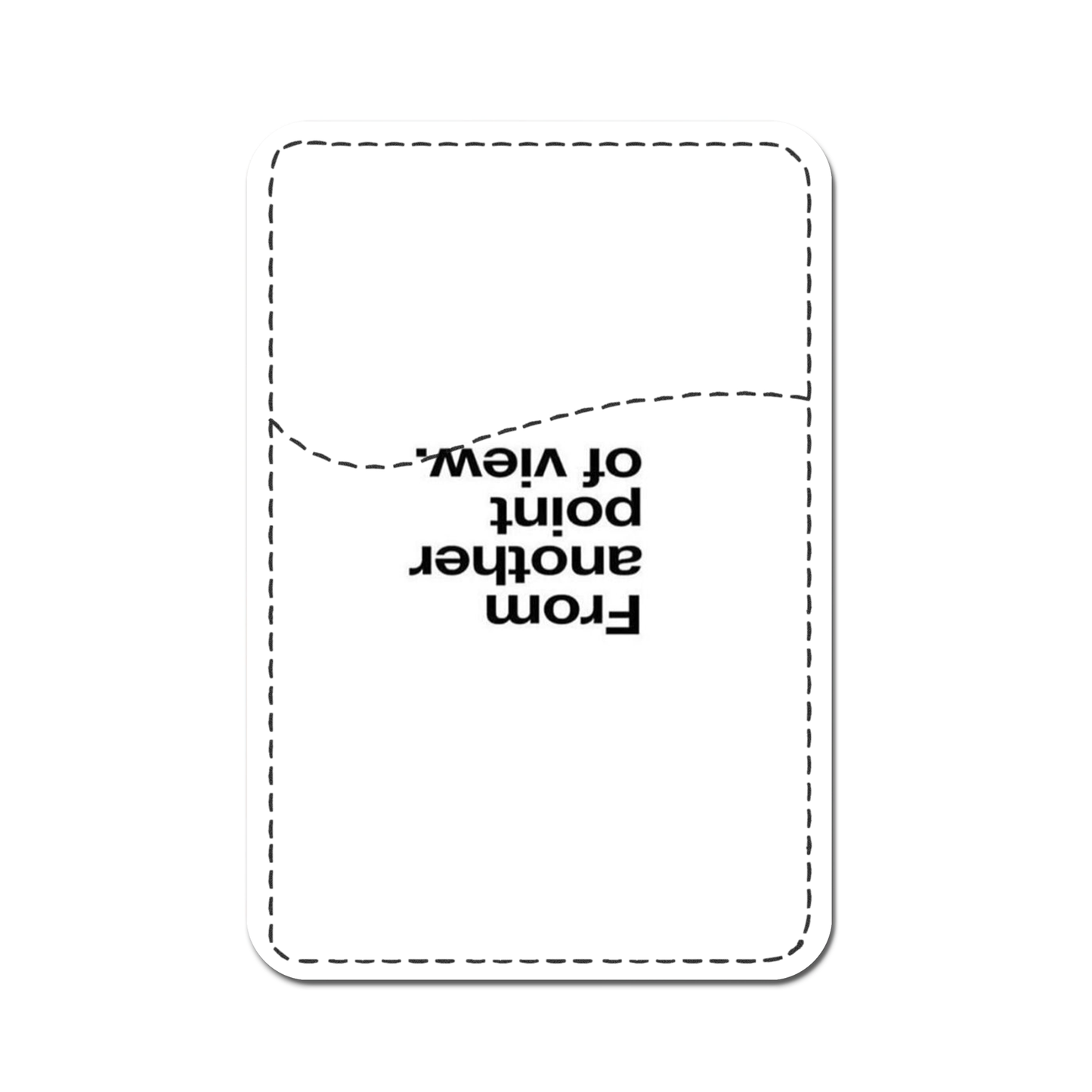 Inverted POV Phone Wallet.