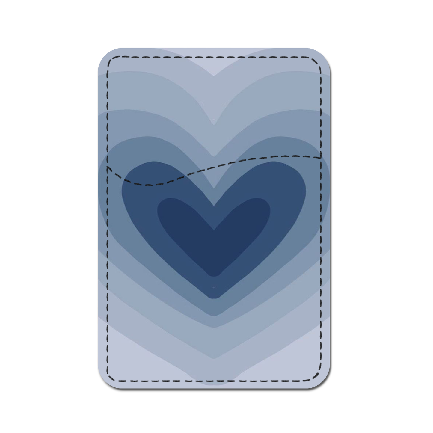 Y2k Blue Hearts Phone Wallet.