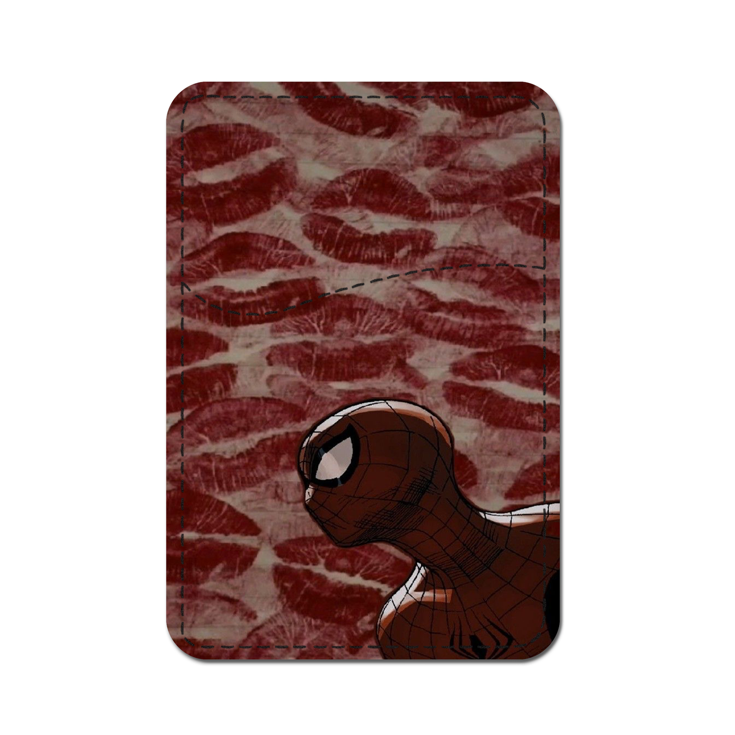 Spiderman X Red Lips Phone Wallet.