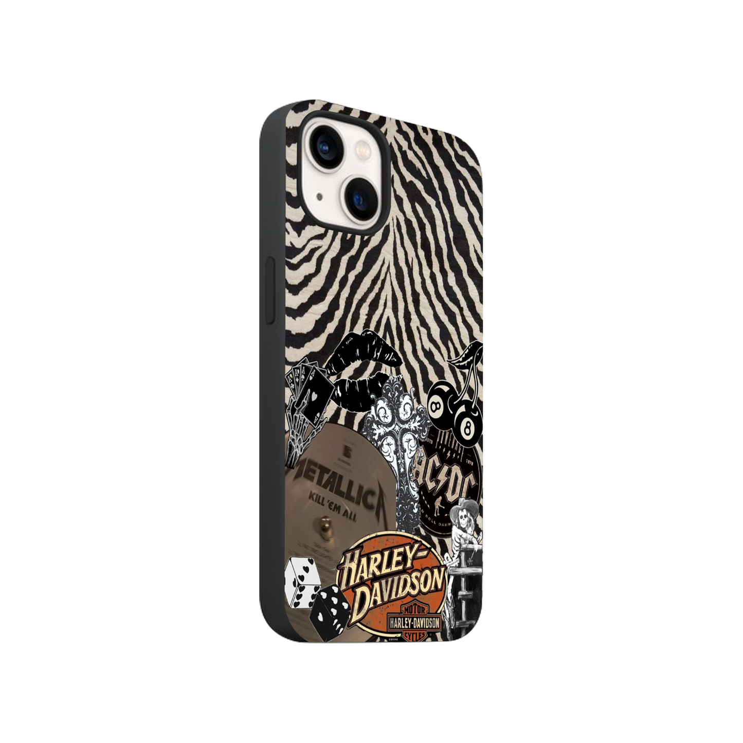 Gothic Rock Collage Phone Case.