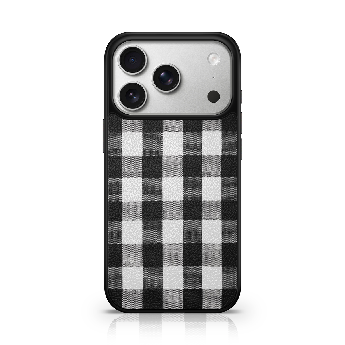 Fireside Gingham Vegan Leather Case
