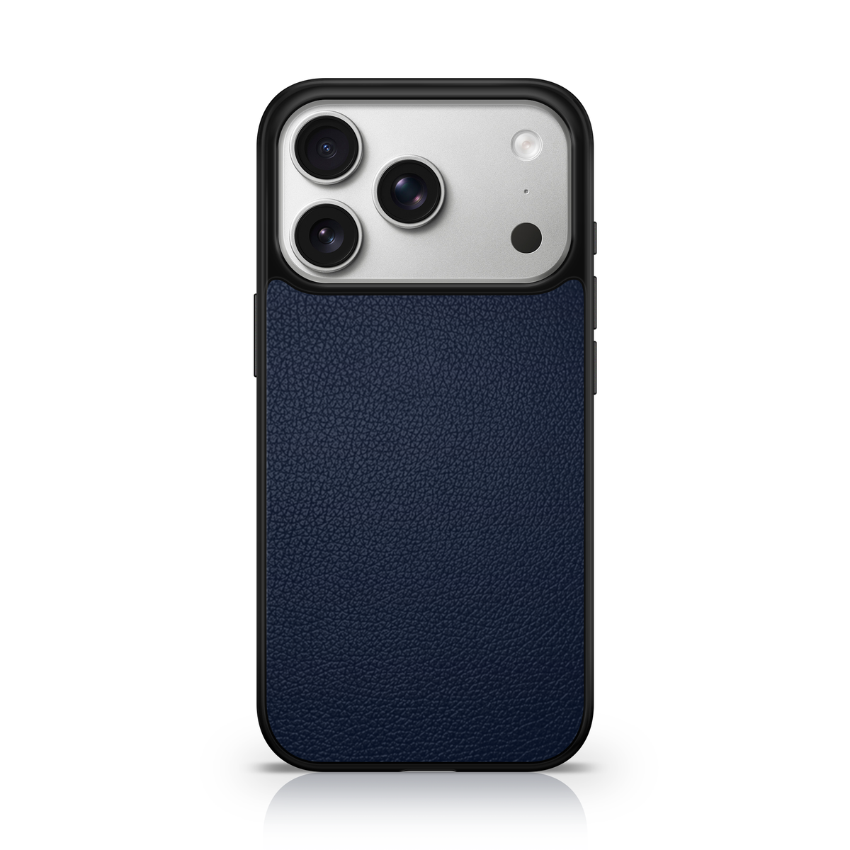 Navy Blue Vegan Leather Case