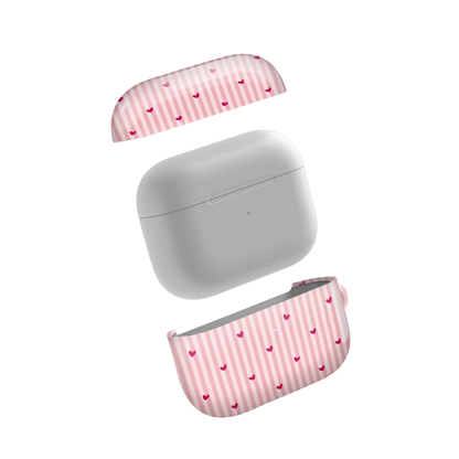 Mini Pink Hearts Glossy Airpod Case