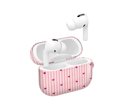 Mini Pink Hearts Glossy Airpod Case
