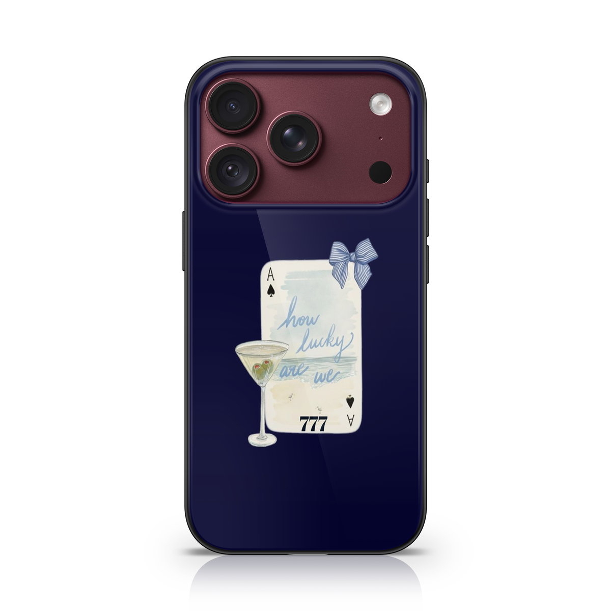 Lucky Martini Phone Case.