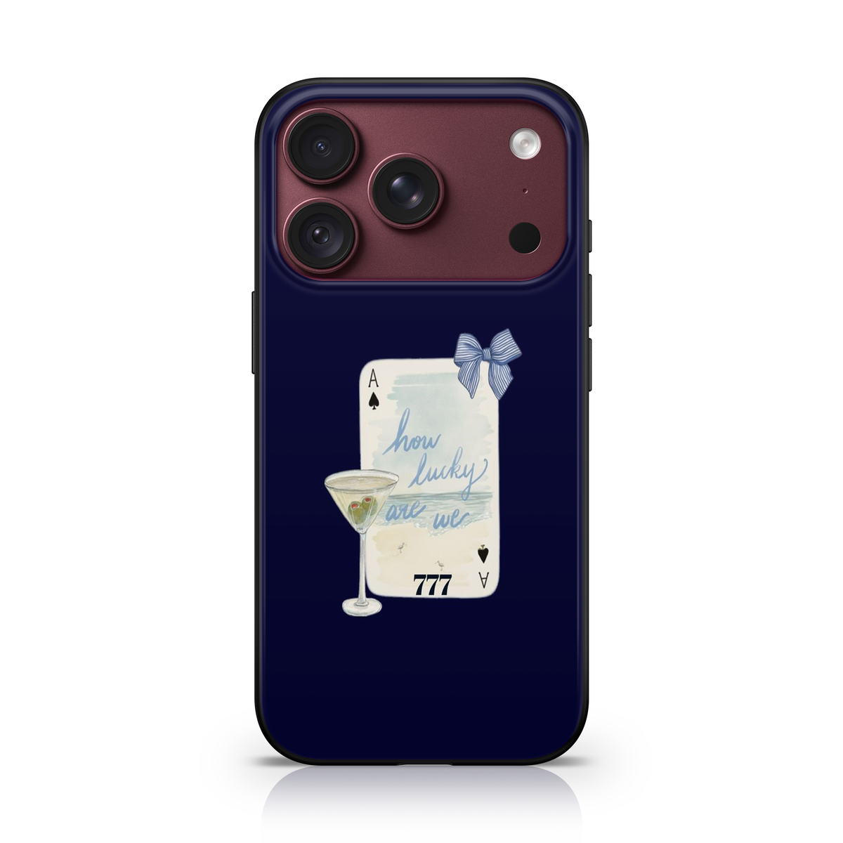 Lucky Martini Phone Case.