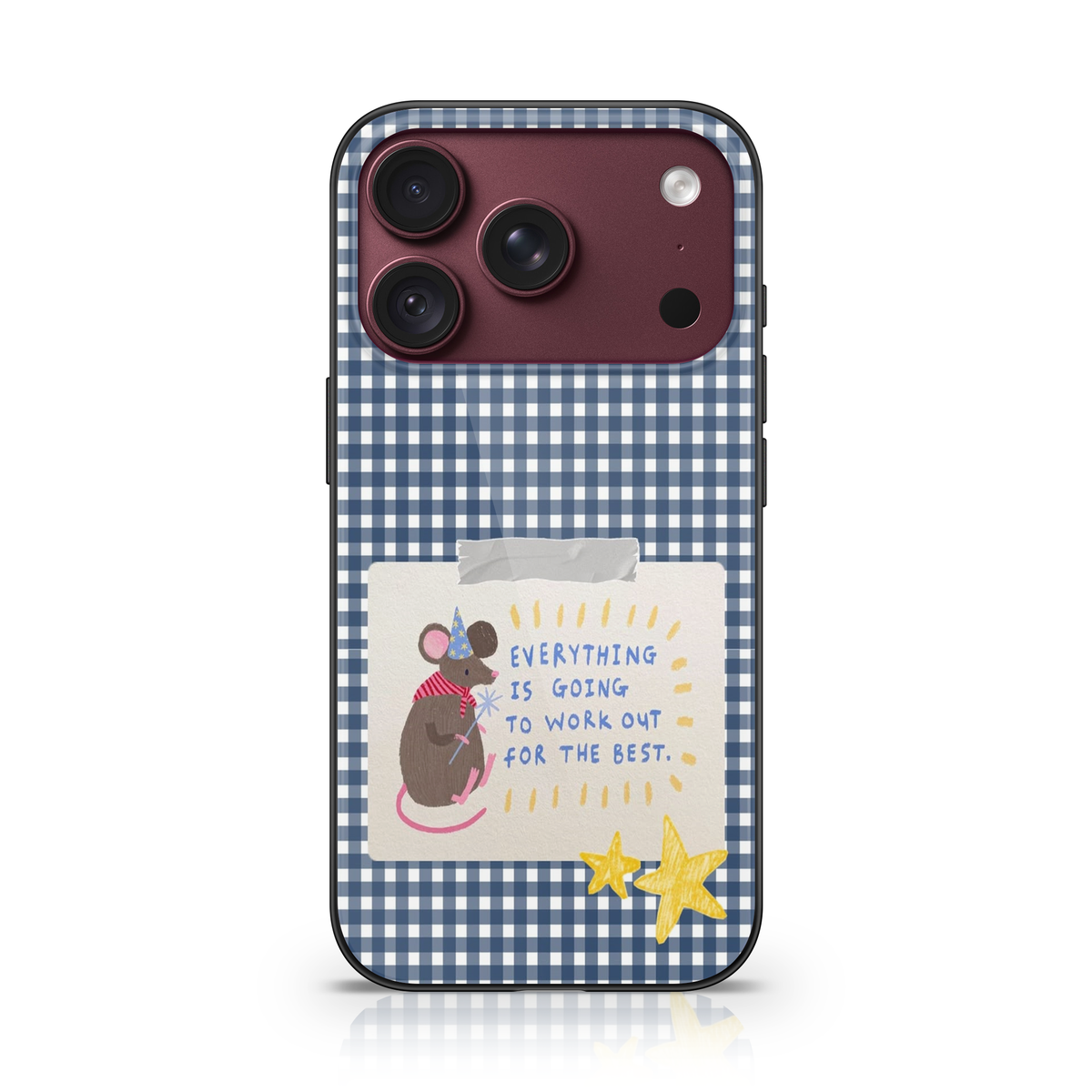 Gingham Mouse Phone Case.