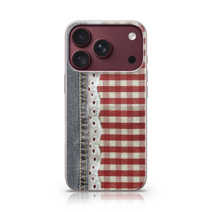 Denim Picnic Phone Case.