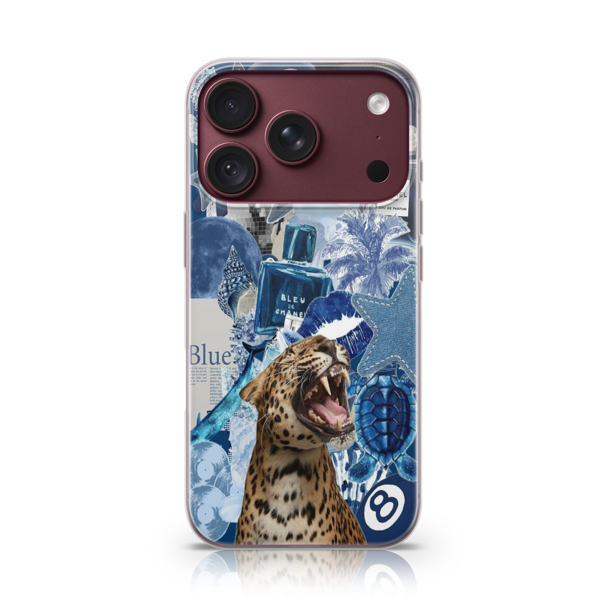 Bleu Collage Phone Case.