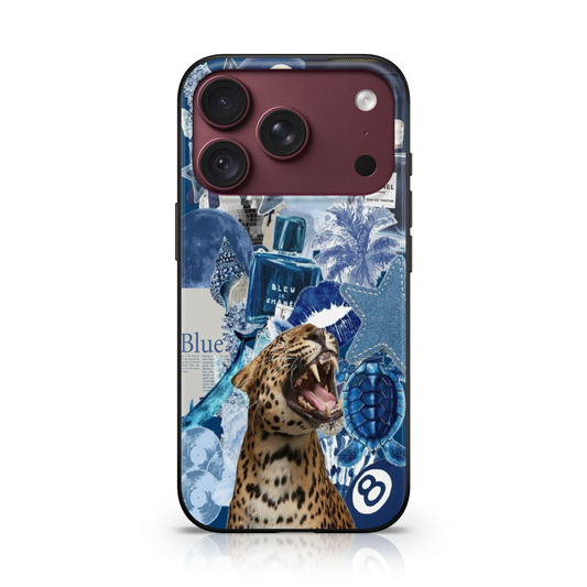 Bleu Collage Phone Case.