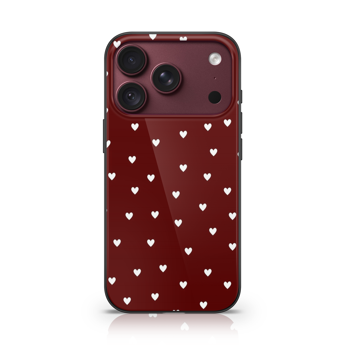 Crimson Hearts Phone Case.