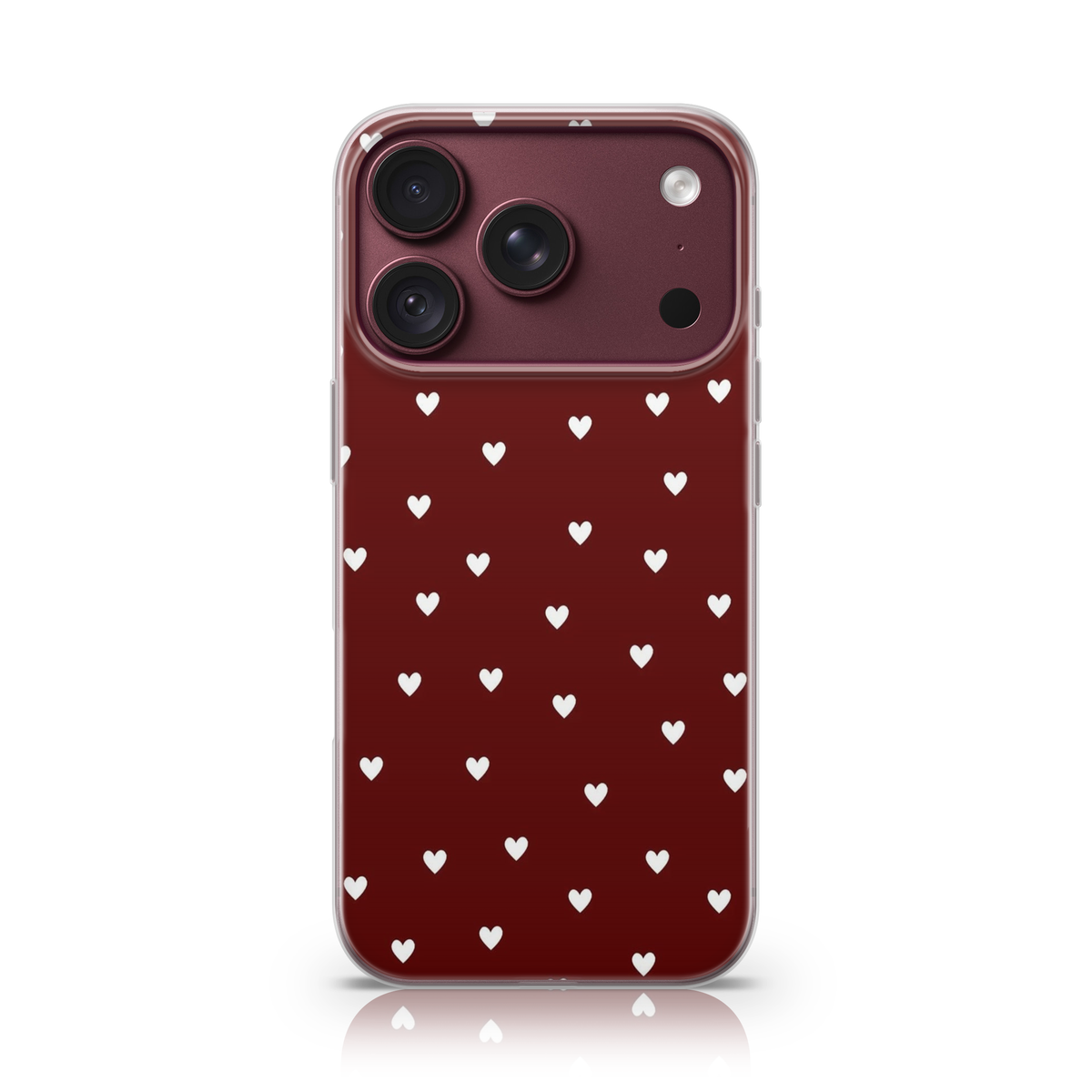 Crimson Hearts Phone Case.